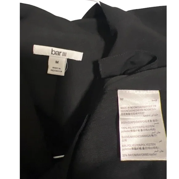 Bar III Motorcycle Jacket, Size M - Picture 5 of 5